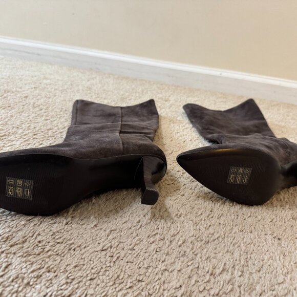 Madewell The Justine Knee High Boots - Suede Brown - 7.5 / 37.5 - Picture 4 of 6